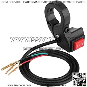 22mm 7/8in Handlebar Electric 3 Speed Module Switch Shift for Motorcycle E-bike Scooter handlebar rocker switch,handlebar switch,handlebar switches 7/8,3 speed switch ebike,3 speed switch,handle