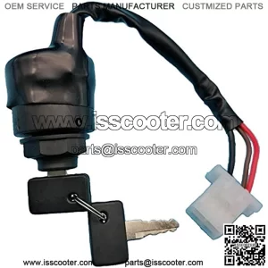 Ignition Key Switch & Keys Compatible with Yamaha Golf Cart G14 JN3-82510-00-00 Gas or Electric New Z460