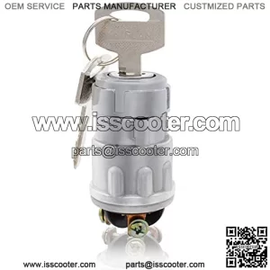 SK3-K01 Universal 3 Wire Ignition Key Switch 3 Position for Motorcycle Go Kart Dune Buggy Golf Cart UTV ATV Mower Tractor Forklift Truck Scooter Trailer Agricultural Modified Car