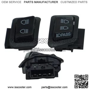 Factory direct supply Southeast Asia WAVE scooter motorcycle four 4 plug far and near dimming with overtaking lights five major switches