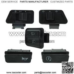 Electric car princess Zhongsha Xiaosha Falcon five major switches headlights turn to far and near horn start switch