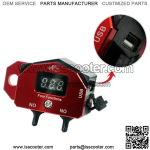 Electric motorcycle decoration modification accessories steering wildfire scooter double flashing light button switch assembly box