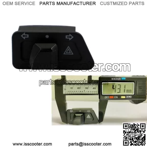 Electric scooter steering double flash switch comes with double flash steering double flash integrated