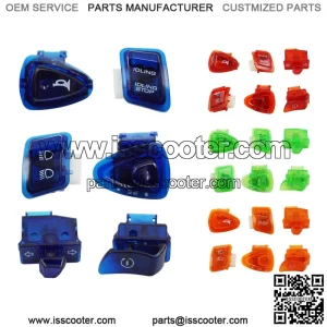Motorcycle scooter accessories Taurus modified color six switches start headlight horn turn dimmer switch