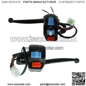 Little handsome scooter motorcycle electric vehicle combination switch assembly aluminum alloy headlight horn left and right switch