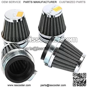 INNOGLOW 4pcs Motorcycle Air Filter 52mm Universal Air Filters for Yamaha Suzuki Kawasaki ATV Scooter
