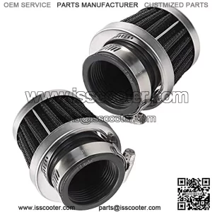 2Pcs 1.1'' 28mm Air Filter for ATV Pit Dirt Bike Motorcycle