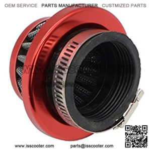 Red 42mm to 44mm Performance Air Filter for MOTOVOX MVS10 EVO Gas Powered Scooter X Dirt Dog 43cc 47cc 49cc Engines Mini Motor Atv Dirt Pit Bike 150cc Moped Scooter ATV Parts