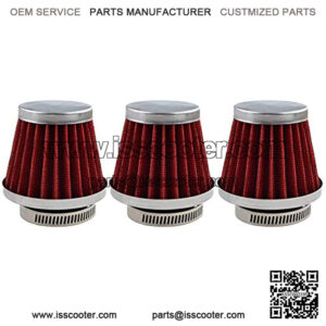 Red 42mm Warehouse Performance Air Filter Pod / 150cc-250cc Motorcycle Scooter ATV Dirt Bike(3 pcs??