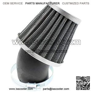 38mm 39mm 40mm 1.5in Air Filter Cleaner 45 Degree Angled Compatible for 50cc - 90cc 110cc 125cc 150cc 200cc Motorcycle ATV Quad Scooter Moped Chopper Pit Dirt Pocket Mini Super Bike GY6 CB750