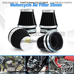 Motorcycle Air Filter 4pcs Universal Air Pod Filters for Honda Yamaha Suzuki Kawasaki ATV Scooter (35mm)??,6% coupon applied at checkout,with coupon