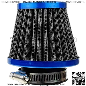 35mm Air Filter for Motovox MVX70 MVX70CC MVX110 Mini Dirt Bike 50cc 70cc 80cc 90cc 110cc 125cc Taotao Sunl Baja Roketa Honda CRF ATV Dune Four Wheeler Quad Dirt Pit Bike Blue Parts