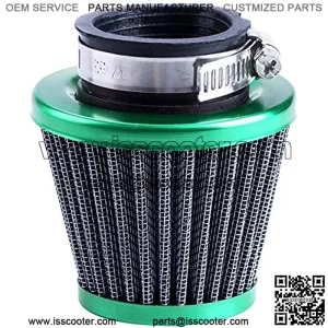 38mm Air Filter GY6 50cc Scooter Moped for SSR Apollo 125 110cc 125cc Coolster Pit Bike Motorcycle ATV Quad QMB139 Engine Parts (Green)