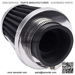 44mm Air Filter ID 1.73" for GY6 150cc Dirt Pit Bike Quad 4 Wheeler Go Kart Buggy Scooter Moped ATV Motorcycle - 2 of Pack