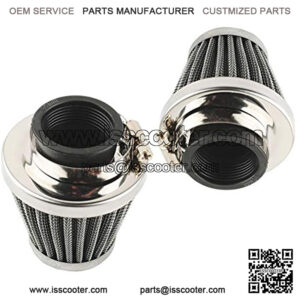 Pack of 2 Universal 35mm Air Filter Cleaner 50cc 70cc 90cc 110cc 125cc Motorcycle ATV Quad Scooter Go Kart Moped Pit Dirt Racing Super Pocket Mini Bike CRF50 CRF70 CRF90 XR50 XR70 XR90 Yamaha