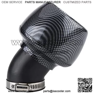 Motorcycle 35mm Air Filter Carbon Fiber Universal Air Filter Cleaner for 150cc 200cc 250cc Scooter Motorcycle ATV Pocket Bike