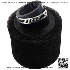 38mm Air Filter Foam Cleaner Replacement for 125cc 150cc CRF Kawasaki KLX ATV 4 Wheeler Quad Scooter Dirt Pit Bike Black