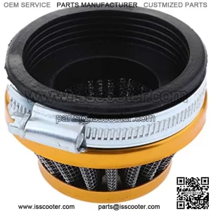 1 Piece 58mm Motorcycle Air Filter Cleaner Mini Moto Air Filter for Dirt Motorcycle, Motorized Bike