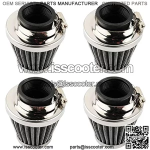 Pack of 4 Universal 35mm Air Filter Cleaner 50cc 70cc 90cc 110cc 125cc Motorcycle ATV Quad Scooter Go Kart Moped Pit Dirt Racing Super Pocket Mini Bike CRF50 CRF70 CRF90 XR50 XR70 XR90 Yamaha