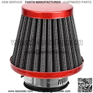 35mm Motorcycle Red Air Filter For 50cc 70cc 90cc 110cc 125cc Coolster Sunl Honda Yamaha Kawasaki Suziki ATV Quad Go Kart Pit Dirt Bike Parts