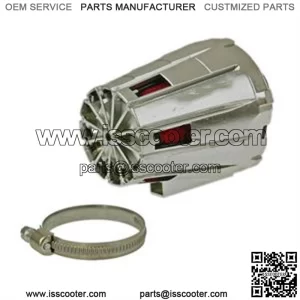 Air Filter, Malossi E5 Chrome for 50cc 2-Stroke Kymco, SYM Scooters