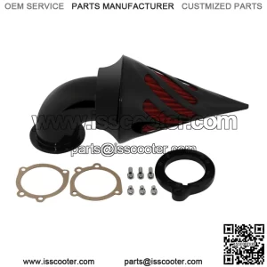 Aluminum Air Cleaner Intake Filter Fit For Harley S&S EVO CV Carburetor Custom (For: Harley-Davidson)
