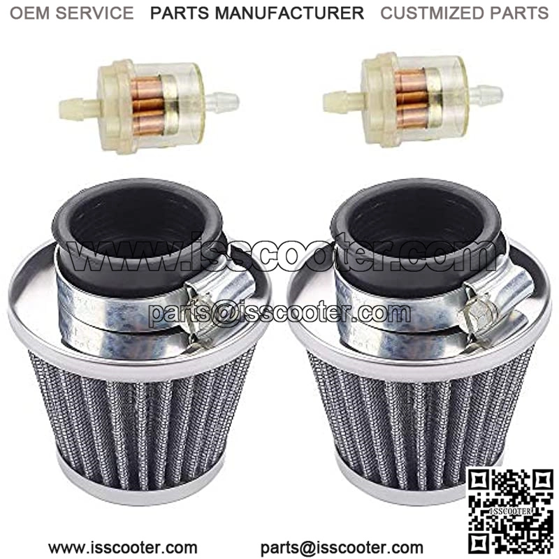 35mm Air Filter Cleaner for 50cc 70cc 80cc 90cc 110cc 125cc TaoTao Buyang Coolsport Lifan Kazuma Meerkat Sunl Baja Roketa CRF ATV Dune Buggy Dirt Pit Bike Go Kart Quad