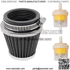 54mm Motorcycle POD Air Filter, Used For Bicycle ATV Moped Dirt Pit Bike ,With fuel filter.DGT-54mm