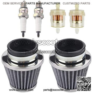 42mm GY6 Air Filter Compatible with 150cc-250cc Kawasaki Suzuki Yamaha ATV Dirt Bike Motorcycle Bike Go-Kart Mini Super Bike Moped Scooter PZ24 PZ30 Carburetor