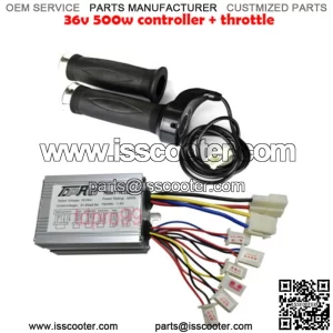 blue three wire electric bicycle scooter twist throttle handle set for sale