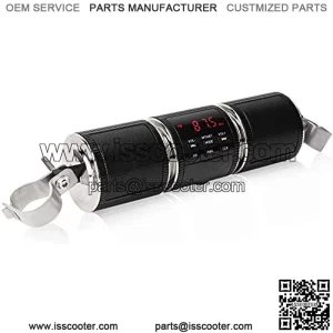 OPL5 Bluetooth Motorcycle Speaker Systems Waterproof Stereo Speakers Bar Mount 7/8-1.25 inch with AUX-in