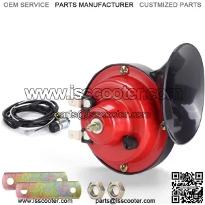 12 Volt Golf Cart Electric Horn Kit for EZGO, Club Car, Yamaha or UTV, ATV, Boat