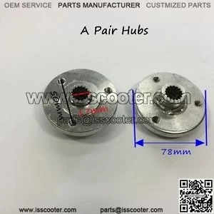 strong material front lightened aluminum racing wheel hubs go kart drift trike