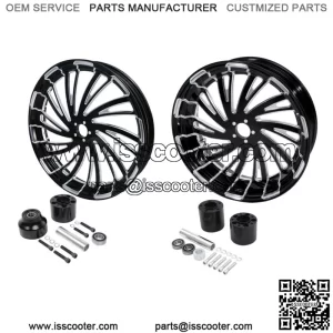 18" Front & Rear Wheel Rim Single Hub Fit For Harley Touring Street Glide 08-23 (For: Harley-Davidson)