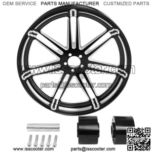 18" Front Wheel Rim w/ Dual Disc Hub Fit For Harley Road King 2008-2023 non ABS (For: Harley-Davidson)