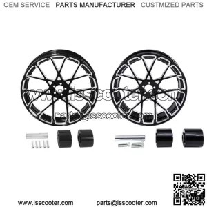 18" Front & Rear Wheel Rim Hub Dual Disc Fit For Harley Road King Glide 08-23 22 (For: Harley-Davidson)