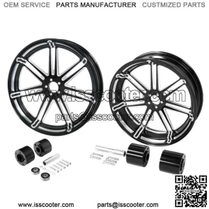 18" Front & Rear Wheel Rim w/ Dual Hub Fit For Harley Touring 2008-2023 non ABS (For: Harley-Davidson)