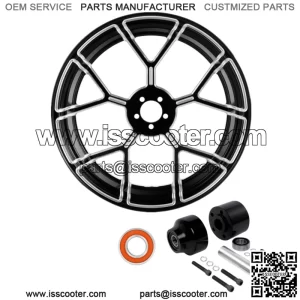 18" Front Wheel Rim Single Disc Hub Fit For Harley Road King 2008-2023 22 21 ABS (For: Harley-Davidson)