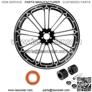 21" CNC Front Wheel Rim Hub Dual Disc Fit For Harley Touring 2008-2023 2022 ABS