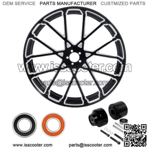 21" CNC Front Wheel Rim Hub Single Disc Fit For Harley Road King Glide 08-23 ABS (For: Harley-Davidson)