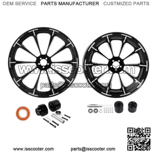 21" Front 18" Rear Wheel Rim Single Disc Hub Fit For Harley Touring 08-23 ABS (For: Harley-Davidson)