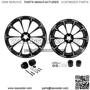 21" Front 18" Rear Wheel Rim+ Hub Single Disc Fit For Harley Street Glide 08-23 (For: Harley-Davidson)
