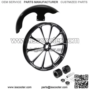 21" Front Wheel Rim Dual Disc Hub + Fender Fit For Harley Street Glide 2008-2023 (For: Harley-Davidson)