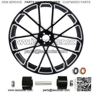 21" Front Wheel Rim Hub Dual Disc Fit For Harley Road Street Glide 2008-2023 ABS (For: Harley-Davidson)