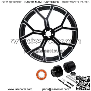 21" Front Wheel Rim Single Disc Hub Fit For Harley Electra Glide 2008-2023 ABS