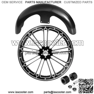 21"x3.5" Front Wheel Rim Dual Disc Hub Fender Fit For Harley Road Glide 08-23 (For: Harley-Davidson)
