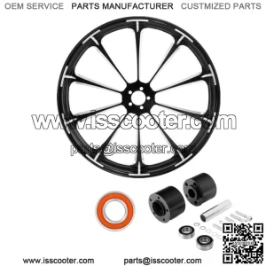 23" Front Wheel Rim Dual Disc Hub Fit For Harley Touring Road Glide 08-23 ABS (For: Harley-Davidson)