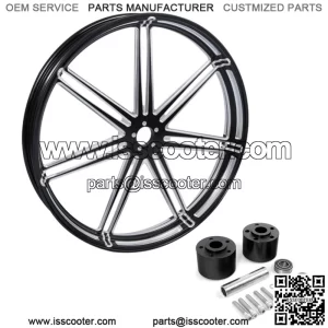 23" x 3.5" Front Wheel Rim & Hub Dual Disc Fit For Harley Street Glide 08-23 (For: Harley-Davidson)