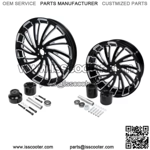 23" Front & 18" Rear Wheel Rim W/ Hub Fit For Harley Touring Road King 08-23 22