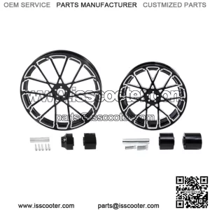 23" Front 18" Rear Wheel Rim Hub Fit For Harley Touring Street Glide 08-23 CNC
